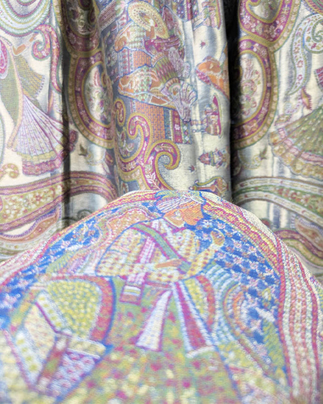 Luxury Pure Indian Moonlight Kani Shawl