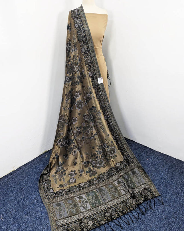 Fancy Pure Indian Moonlight Kani Shawl (Ready To Wear)