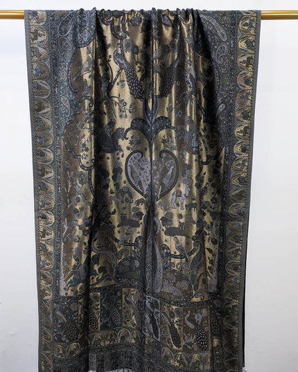 Luxury Pure Indian Moonlight Kani Shawl (Ready To Wear)