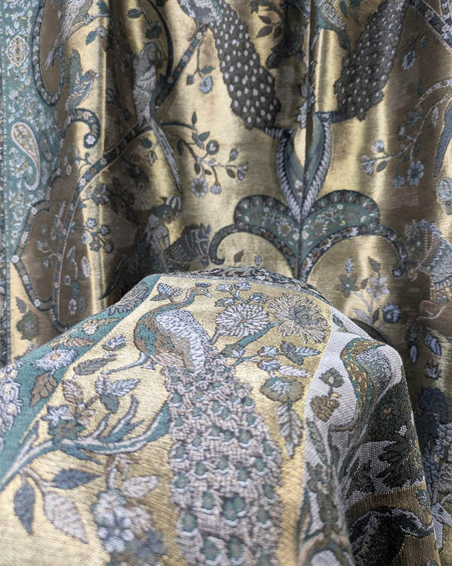 Luxury Pure Indian Moonlight Kani Shawl (Ready To Wear)