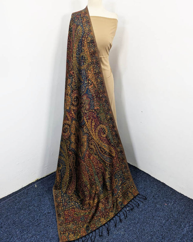 Fancy Pure Indian Kani Silk with Zari Work Stroller