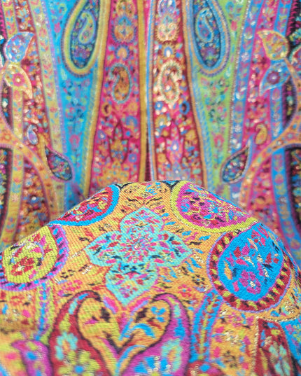 Pure Indian Kani Silk Stroller (Ready To Wear)