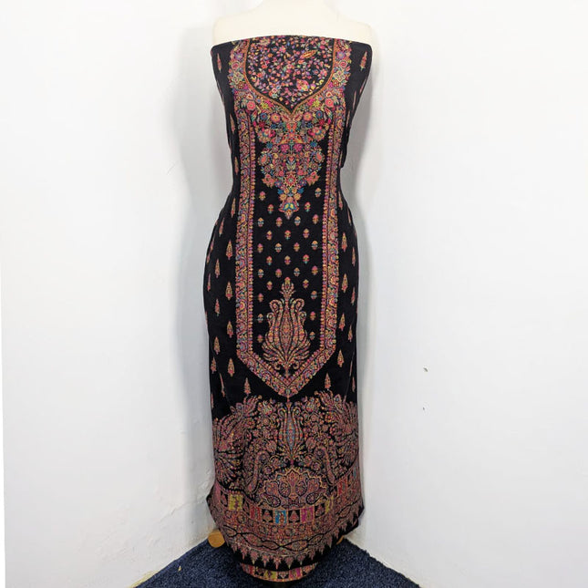 Pure Indian Kani Silk with Zari Work 3PC Unstitched