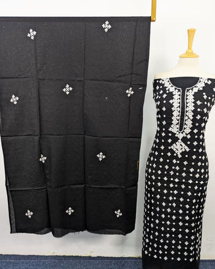 Handmade Sindhi Tanka + Mirror Work Lawn 3Pc Unstitched