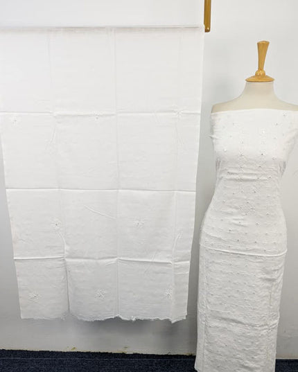 Handmade Sindhi Tanka + Mirror Work Lawn 3Pc Unstitched