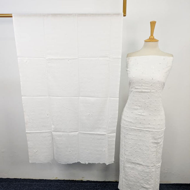 Handmade Sindhi Tanka + Mirror Work Lawn 3Pc Unstitched