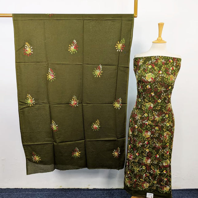 Lawn with Handmade Kacha Tanka Work 3Pc Unstitched