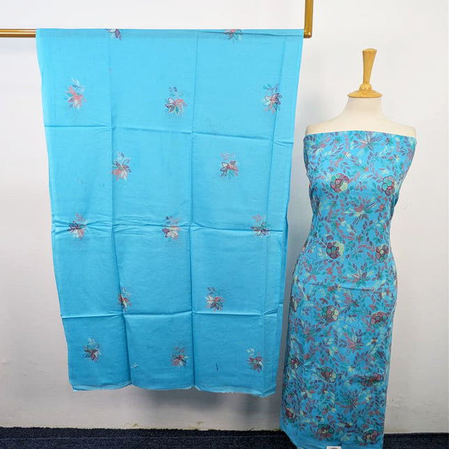 Lawn with Handmade Kacha Tanka Work 3Pc Unstitched