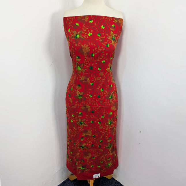 Handmade Kacha Tanka Work Lawn Shirt Dupatta 3Pc Unstitched