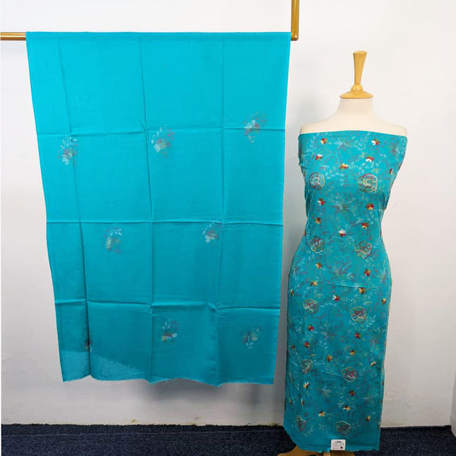 Lawn with Handmade Kacha Tanka Work 3Pc Unstitched