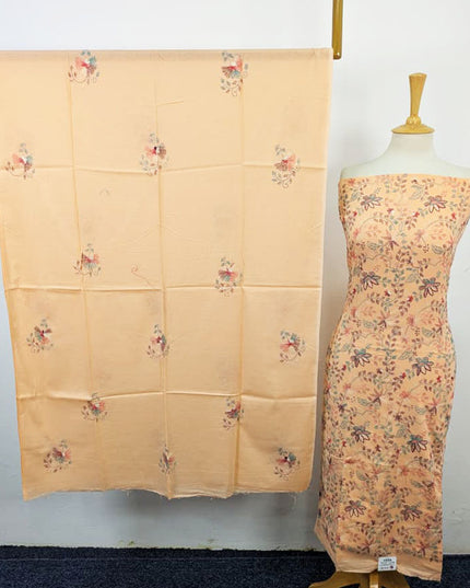 Handmade Kacha Tanka Work Lawn Shirt Dupatta 3Pc Unstitched