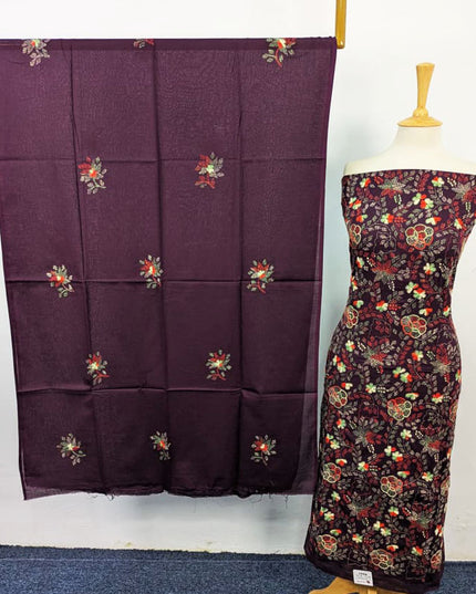 Lawn with Handmade Kacha Tanka Work 3Pc Unstitched