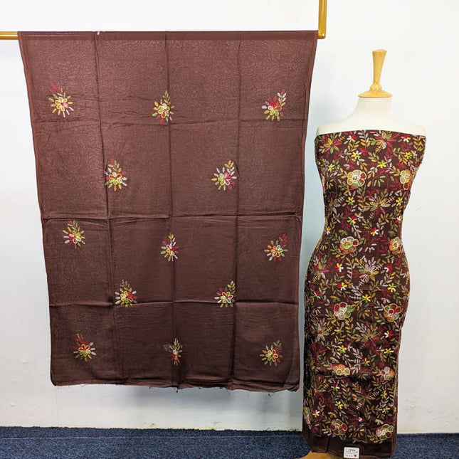 Lawn with Handmade Kacha Tanka Work 3Pc Unstitched