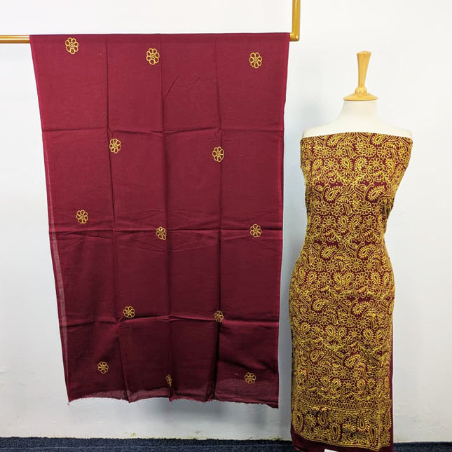 Fancy Lawn with Handmade Shadow Work 3Pc Unstitched