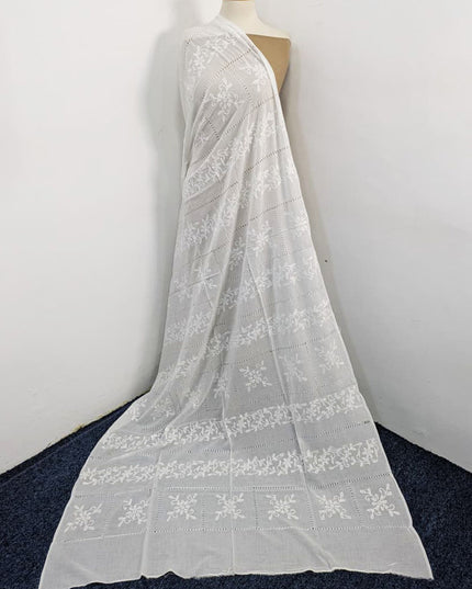 Handmade Tarkashi + Shadow Work Lawn Dupatta