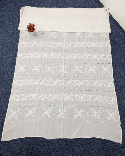 Handmade Tarkashi + Shadow Work Lawn Dupatta