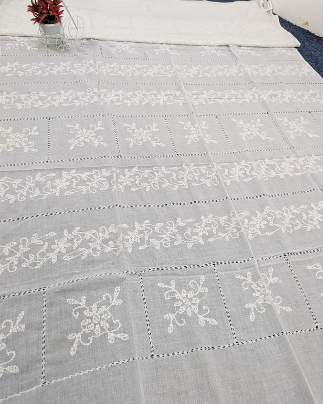 Handmade Tarkashi + Shadow Work Lawn Dupatta