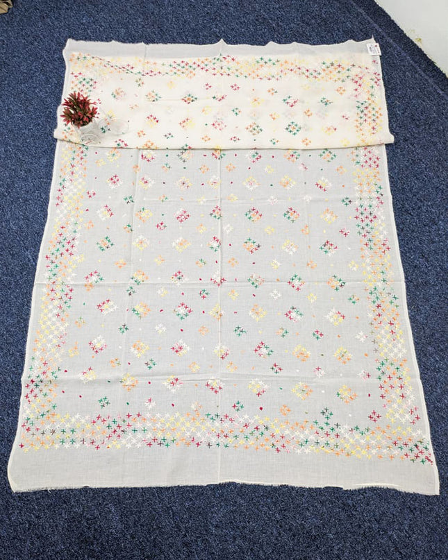 Fancy Lawn with Handmade Multicolor Pakka Tanka Work Dupatta