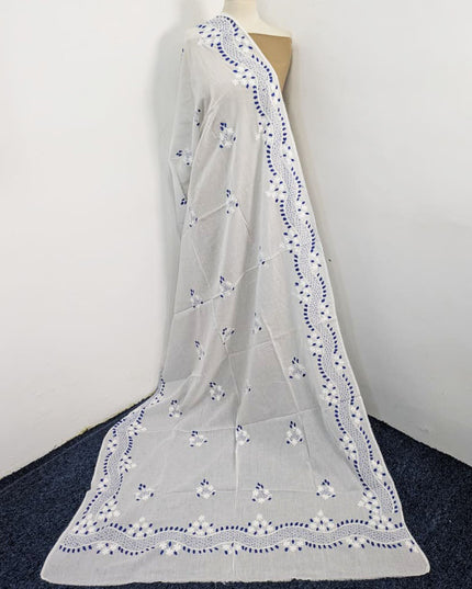 Handmade Pakka Tanka Work Lawn Dupatta