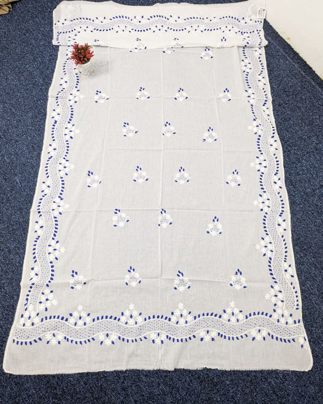 Handmade Pakka Tanka Work Lawn Dupatta