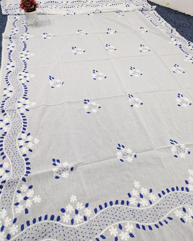 Handmade Pakka Tanka Work Lawn Dupatta