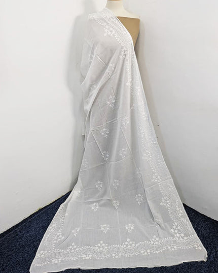 Handmade Pakka Tanka Work Lawn Dupatta