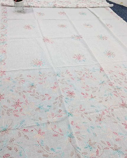 Fancy Lawn with Handmade Multicolor Kacha Tanka Work Dupatta