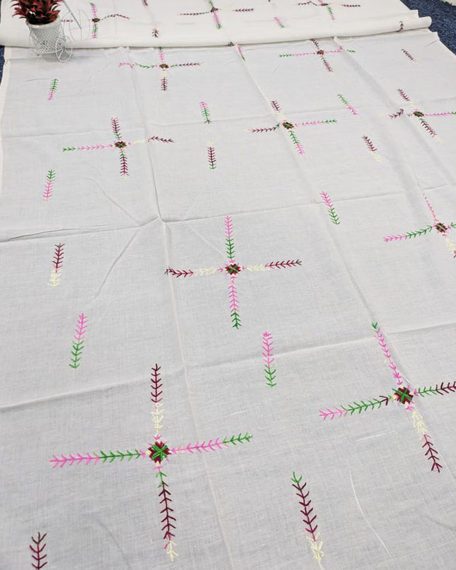 Fancy Lawn with Multicolor Pakka Tanka Work Dupatta