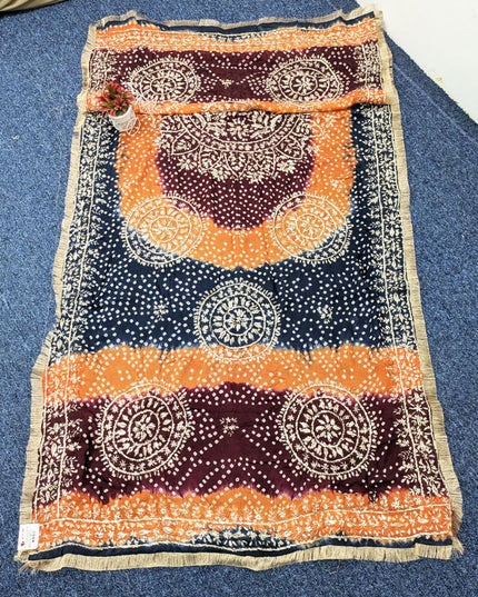 Fancy Silk with Handmade Chunnri + Sui Gotta Work Dupatta