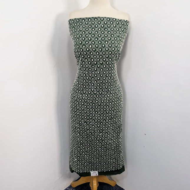 Fancy Lawn with Shadow + R Work & Chiffon Dupatta 3Pc Unstitched