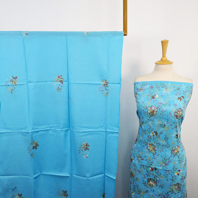 Lawn with Handmade Full Jaal Kacha Tanka Work 3Pc Unstitched