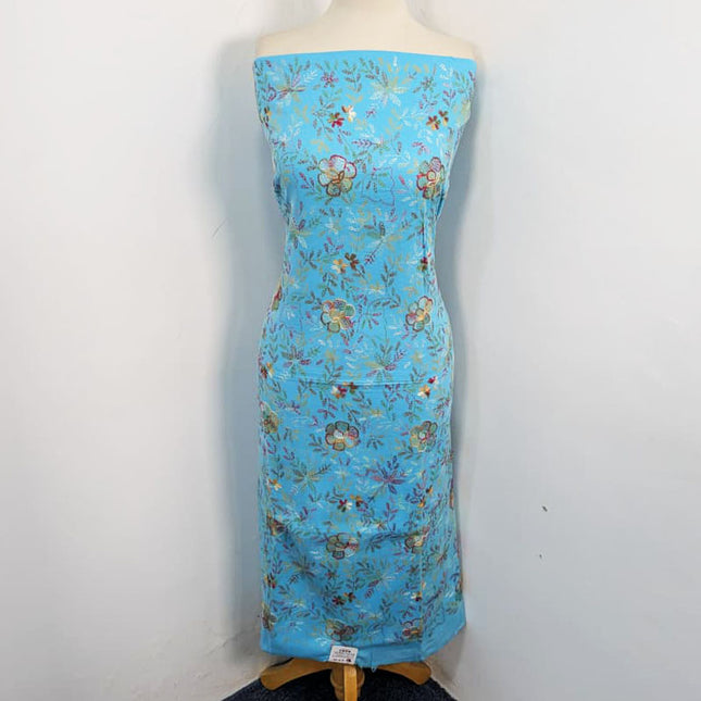 Lawn with Handmade Full Jaal Kacha Tanka Work 3Pc Unstitched