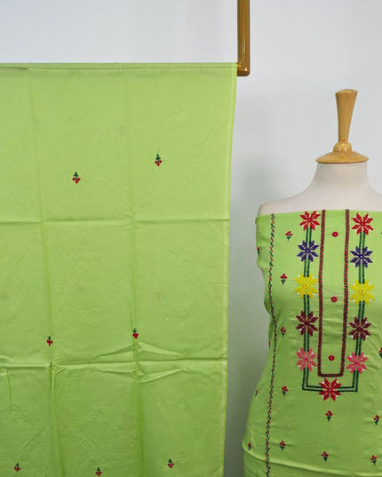 Handmade Gala Style Pakka Tanka + Mirror Work Lawn 3Pc Unstitched