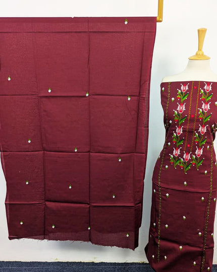 Fancy Lawn with Gala Style Pakka Tanka + Mirror Work 3Pc Unstitched