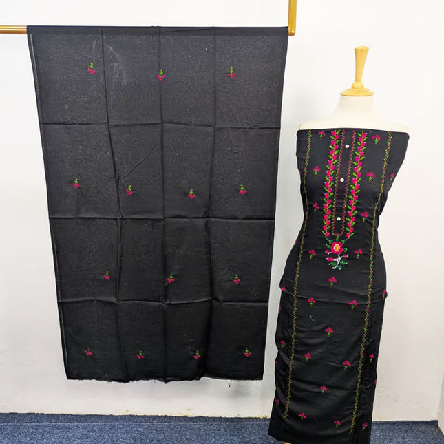 Lawn with Gala Style Pakka Tanka + Mirror Work 3Pc Unstitched