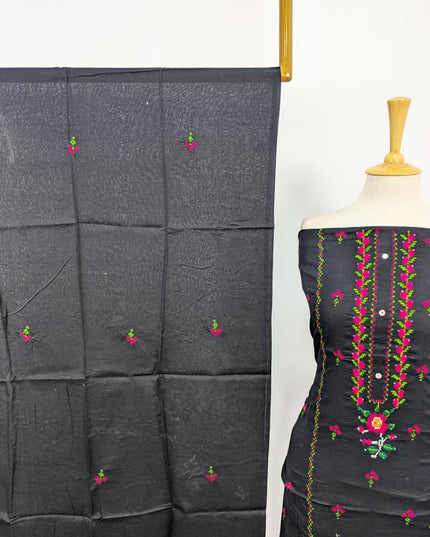 Lawn with Gala Style Pakka Tanka + Mirror Work 3Pc Unstitched