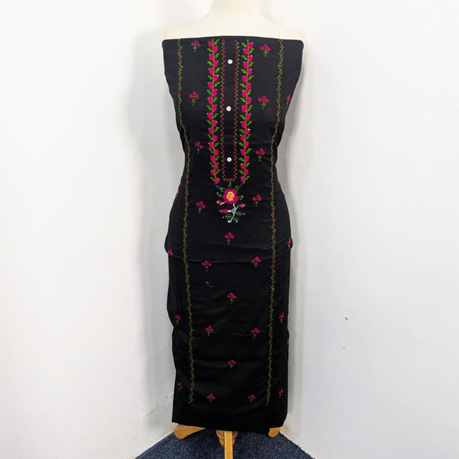 Lawn with Gala Style Pakka Tanka + Mirror Work 3Pc Unstitched