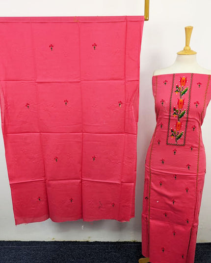 Handmade Gala Style Pakka Tanka + Mirror Work Lawn 3Pc Unstitched