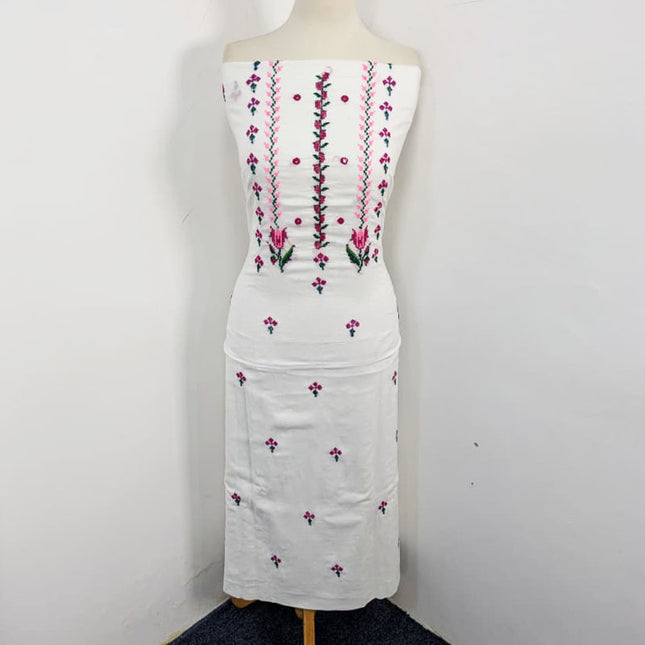 Lawn with Gala Style Pakka Tanka + Mirror Work 3Pc Unstitched