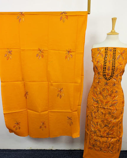 Fancy Lawn with Full Jaal Kacha Tanka + Mirror Work 3Pc Unstitched