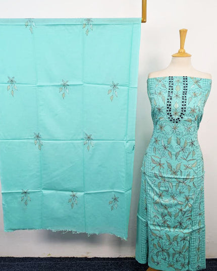 Fancy Lawn with Full Jaal Kacha Tanka + Mirror Work 3Pc Unstitched