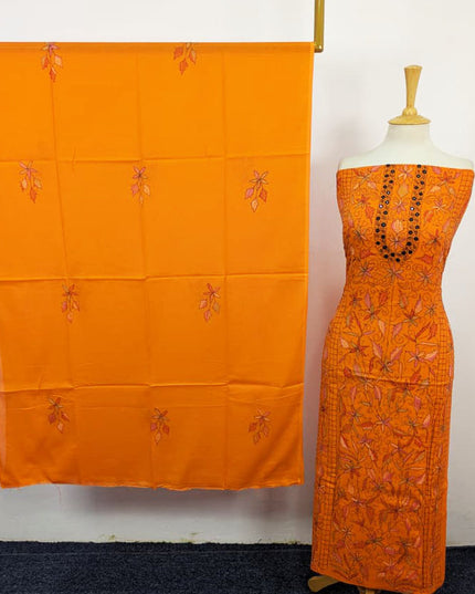 Fancy Lawn with Full Jaal Kacha Tanka + Mirror Work 3Pc Unstitched