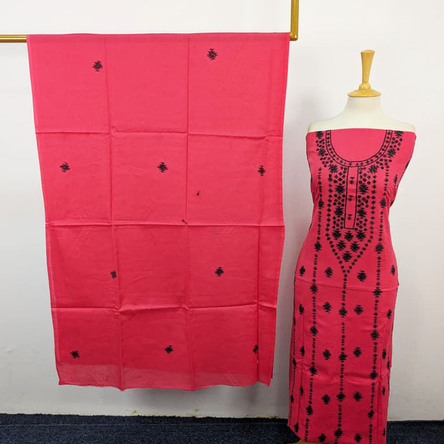 Fancy Handmade Banarasi + Mirror Work Lawn 3Pc Unstitched