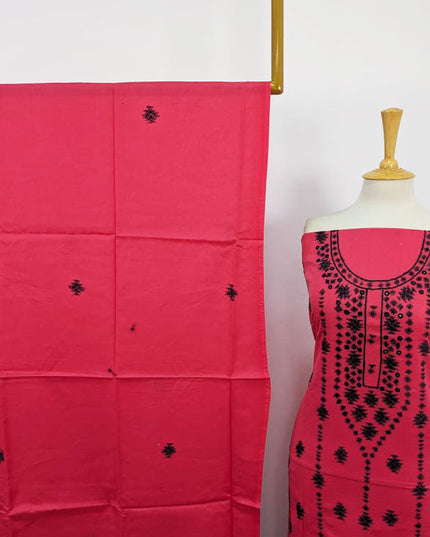 Fancy Handmade Banarasi + Mirror Work Lawn 3Pc Unstitched