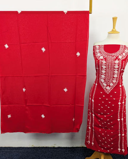 Handmade Banarasi + Mirror Work Shirt Dupatta Lawn 3Pc Unstitched