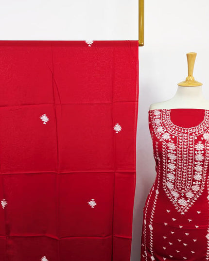 Handmade Banarasi + Mirror Work Shirt Dupatta Lawn 3Pc Unstitched