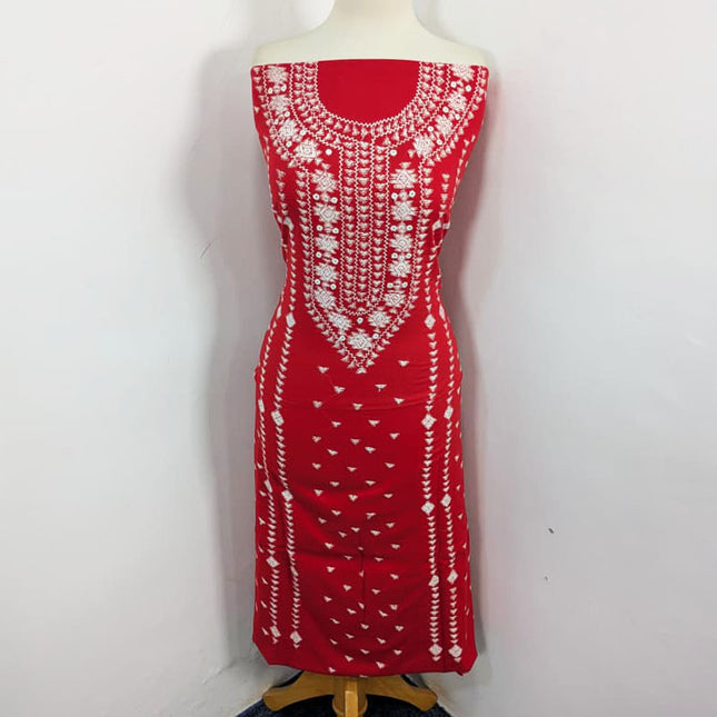 Handmade Banarasi + Mirror Work Shirt Dupatta Lawn 3Pc Unstitched