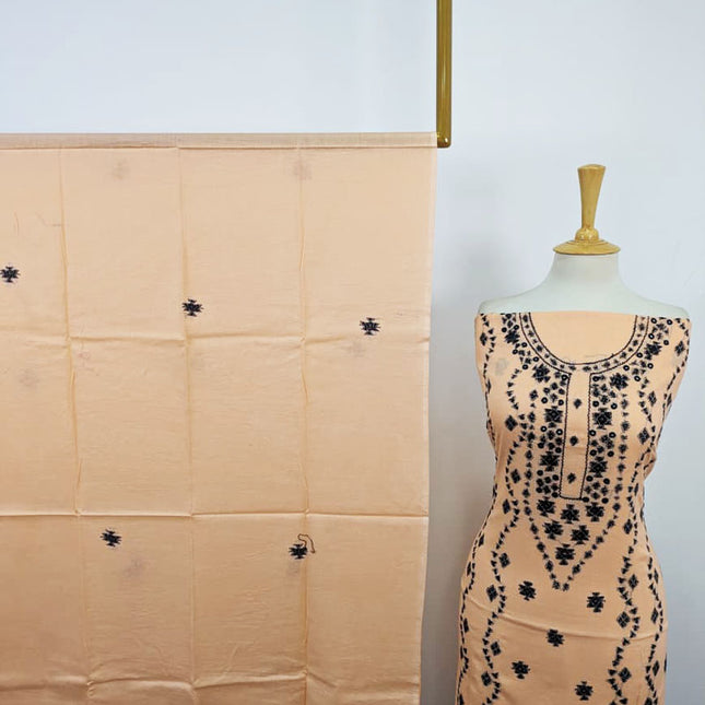 Fancy Handmade Banarasi + Mirror Work Lawn 3Pc Unstitched