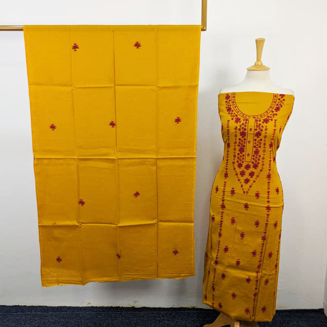 Fancy Handmade Banarasi + Mirror Work Lawn 3Pc Unstitched