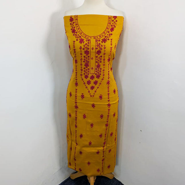 Fancy Handmade Banarasi + Mirror Work Lawn 3Pc Unstitched